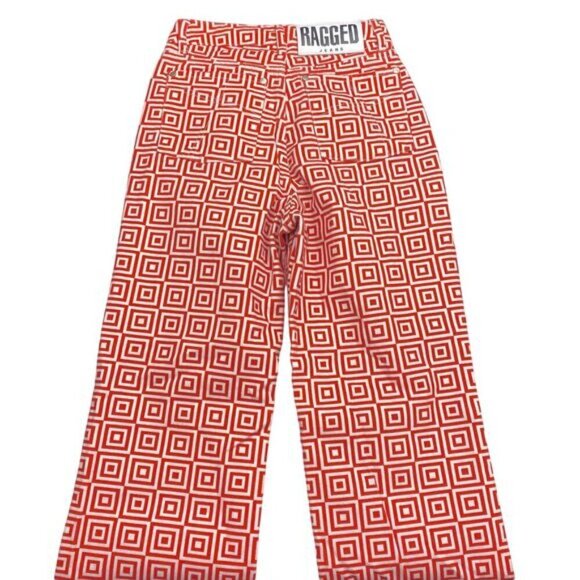 THE RAGGED PRIEST High Waisted Straight Leg Cut Off Jean Sz 24 - Picture 8 of 10